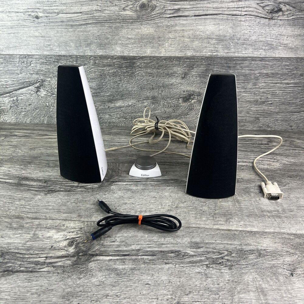 Edifier Speakers - White/Black *See Description *